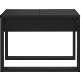 vidaXL Beistelltisch Schwarz Holz 50 x 50 x 35 cm