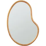 [en.casa] Wandspiegel Jokioinen 75 x 55 cm Braun