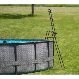 Summer Waves Elite Pool 549 x 132 cm Rattanoptik grau