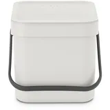 Brabantia Sort & Go Abfallbehälter 6 l light grey