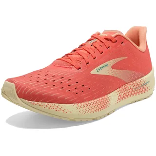 Brooks Damen Hyperion Tempo Sneaker, Hot Coral Flan Fusion Coral, 37.5 EU Schmal - 37.5 EU Schmal