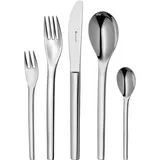 Auerhahn Vengo Besteck Set 6 Personen, 30-teilig, Edelstahl Cromargan poliert, Monobloc-Messer, spülmaschinengeeignet, rostfrei