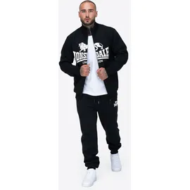 Lonsdale BLENCARN Sweatjacke Herren Schwarz/Weiß S