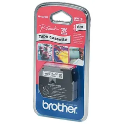 brother M-Tape M-K231S Schriftbandkassette, Bandbreite: 12mm
