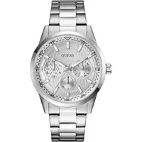 GUESS Herren Uhr Armbanduhr TREY GW0963G1 Edelstahl silber