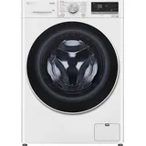 LG F4WV7080, Klasse A, Frontlader-Waschmaschine 8 kg, 1400 U/Min, AI Direct Drive, Wi-Fi, Tiefenreinigung mit Dampf, Große Kapazität, TRIPLE A, Außentür aus Sicherheitsglas, 62 x 60 x 85 cm ꟷ Weiß