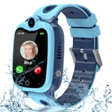 YEDASAH Smartwatch Kinder, 4G Smartwatch Kinder-Uhr mit GPS und Telefon, Spiele, Schrittzähler, Videoanruf, Schulmodus, Kamera, SOS, IP67 Wasserdicht, Wecker, Kinder Smartwatch für 4-14 Jahre