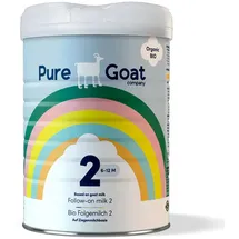 pure goat Bio Folgemilch 2 800g 800 g Pulver