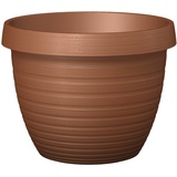 Scheurich Country Star, Pflanzgefäß aus Kunststoff, Terracotta, 30 cm Durchmesser, 22,4 cm hoch, 12 l Vol.