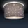 Paco Home Deckenlampe Kinderzimmer Baby Lampenschirm Stoff Rund Sterne Kinderlampe E27