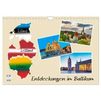 Calvendo Entdeckungen im Baltikum (Wandkalender 2026 DIN A4 quer),