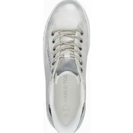 Marco Tozzi Sneaker Damen Weite E Silver Comb 39