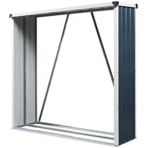 casa.pro Kaminholzregal Kalmar Stahl 155 x 45 x 157 cm Anthrazit