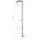 vidaXL Gartendusche braun 230 cm