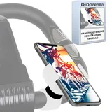 Handyhalterung Heimtrainer Fahrrad fahrradtrainer Indoor Cycling Bike fitnessbike universal geeignet für Smartphones bis zu 7,6" Weiß
