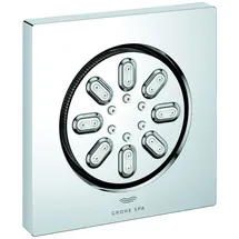 Grohe Seitenbrause 26802 Rainshower Aqua eckige Form chrom