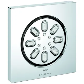 Grohe Seitenbrause 26802 Rainshower Aqua eckige Form chrom,