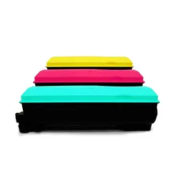 3x Eurotone Toner Alternative für Kyocera TK-550C Cyan TK-550M Magenta TK-550Y Gelb