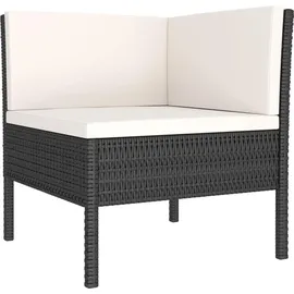 vidaXL Garten-Lounge-Set 9-tlg. schwarz