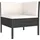 vidaXL Garten-Lounge-Set 9-tlg. schwarz