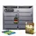 Albatros Mülltonnenbox 2er 132 x 116 x 85 cm grau