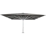 MCW Gastronomie-Luxus-Sonnenschirm MCW-D20b, XXL-Schirm Marktschirm, 5x5m (Ø7,2m) Polyester/Alu 75kg ~ anthrazit