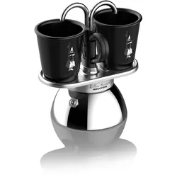 BIALETTI Espressokocher »Mini Induktion«, zwei Espressi gleichzeitig zubereiten, 90 ml, Zwei-Schicht-Edelstahl BIALETTI aluminiumfarben