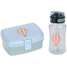 Lässig Lunch Set - Set mit Lunchbox und Trinkflasche (460 ml)/Tiny Drivers Ballon