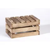 iWerk Holzkiste Geflammt S 34 x 23 x 18 cm 18-tlg.