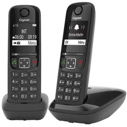Gigaset AS690 DUO black Schnurlostelefon mit 2. Mobilteil