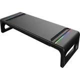 Antec CyberDeck RGB Laptop & Monitor Ständer, Notebook Ständer, schwarz