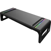 Antec CyberDeck RGB Laptop & Monitor Ständer, Notebook Ständer, schwarz