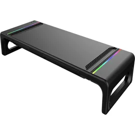 Antec CyberDeck RGB Laptop & Monitor Ständer, Notebook Ständer, schwarz