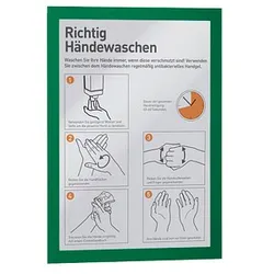 DURABLE Magnetrahmen selbstklebend DURAFRAME® grün A4, 2 St.
