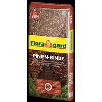 Floragard Pinien-Rinde FEIN 2-8 mm 20 L Rindenmulch Bodenabdeckung naturbelassen