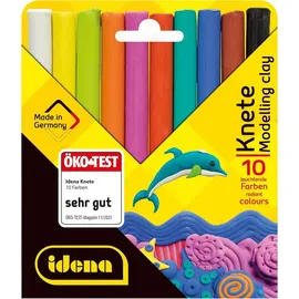 IDENA Knete 10 Farben