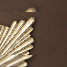 FineBuy Wandspiegel FineBuy Flurspiegel Quadratisch 75 cm Spiegel Gold Hängespiegel