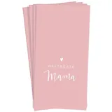 Grafik Werkstatt Taschentücher mit Spruch | Geschenkidee | 10 Stück | Weltbeste Mama