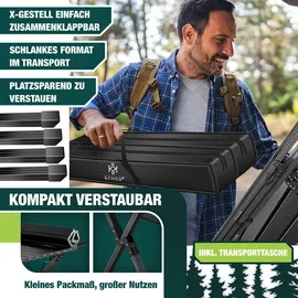 Kesser Campingtisch faltbar Schwarz