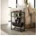 Homcom Side Table Holzwerkstoff Stahl 43L x 18B x 56H cm, Rustikal-Braun