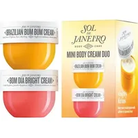 Sol-de-Janeiro Koerper KoerperpflegeMini Body Cream Duo Brazilian Bum Bum Cream 25 ml + Bom Dia Bright Cream 25 ml 25 ml (798,00 € / 1 l)
