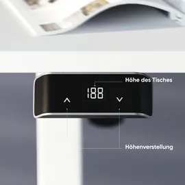 ONKRON Höhenverstellbares Tischgestell elektrisch 120-170 cm
