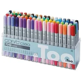 Copic COPIC® Ciao A Layoutmarker-Set farbsortiert 1,0 + 6,0 mm, 72 St.
