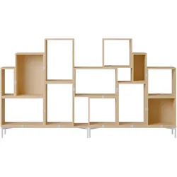 Muuto Stacked Storage Bookcase - Configuration 3, eiche natur