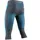 X-Bionic Energy Accumulator 4.0 3/4 Baselayer-hose - Dark Grey Melange / Blue - 2XL