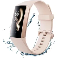 Smartwatch,Fitness Tracker Uhr mit Anruffunktion für Damen Herren Smartwatch,1,10" AMOLED Touchscreen Display,IP68 Wasserdicht,Gesundheitsfunktionen - Rosa
