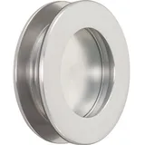 KWS Muschelgriff 5254, Aluminium silberfarbig eloxiert, Einlass-Ø 50 mm