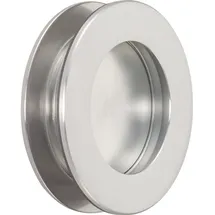 KWS Muschelgriff 5254, Aluminium silberfarbig eloxiert, Einlass-Ø 50 mm