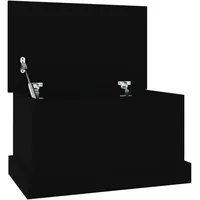 vidaXL Aufbewahrungstruhe 50 x 30 x 28 cm 1-tlg. schwarz