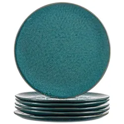 Leonardo Matera Speiseteller 6er Set blau 